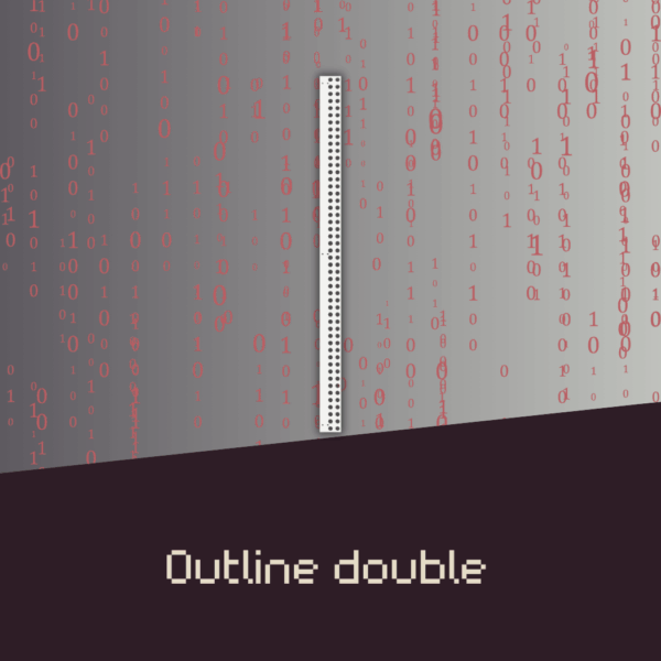 Outline double
