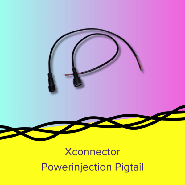 Pigtail - Xconnector 2-draads